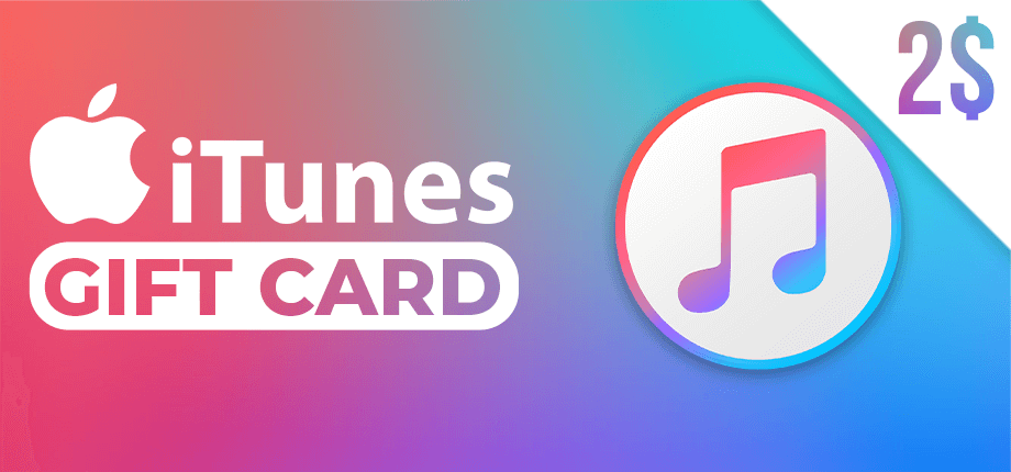 iTunes Gift Card 2 USD (US)